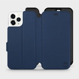 Etui Soft Touch do Apple iPhone 11 Pro - wzór Głęboki granat z czernią