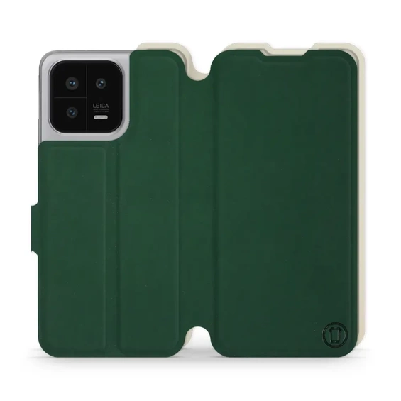 Hülle für Xiaomi 13 - Farbe Grün mit Platin