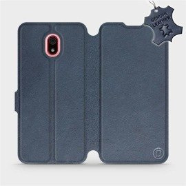 Hülle für Xiaomi Redmi 8A - Farbe Blue Leather