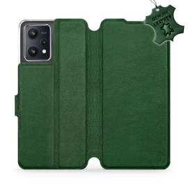 Phone Case Realme 9 5G - Design Green Leather