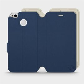 Etui Soft Touch do Xiaomi Redmi 4X - wzór Głęboki granat z platyną