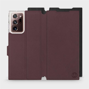 Phone Case Samsung Galaxy Note 20 Ultra - Design Burgundy with Black