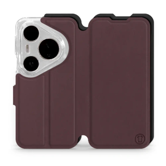 Phone Case Huawei Pura 80 Pro - Design Burgundy with Black