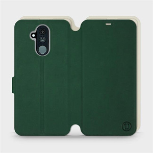 Hülle für Huawei Mate 20 Lite - Farbe Grün mit Platin