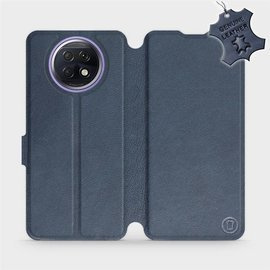 Phone Case Xiaomi Redmi Note 9T - Design Blue Leather