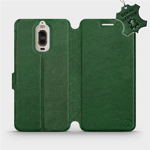 Phone Case Huawei Mate 9 Pro - Design Green Leather