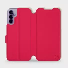 Phone Case Samsung Galaxy A14 5G - Design Red with Platinum