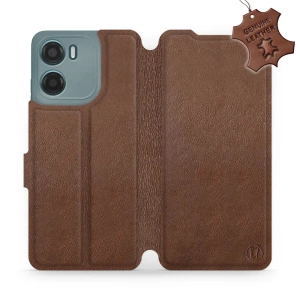 Hülle für Motorola Moto G05 - Farbe Brown Leather
