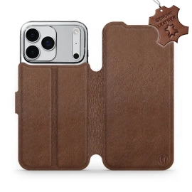Phone Case Apple iPhone 17 Pro Max - Design Brown Leather