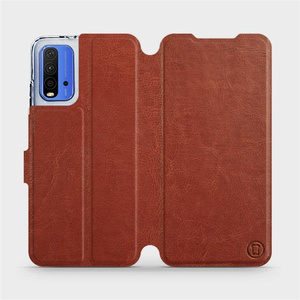 Phone Case Xiaomi Redmi 9T - Design Brown&Orange