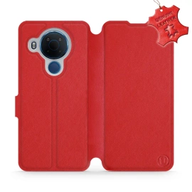 Phone Case Nokia 5.4 - Design Red Leather