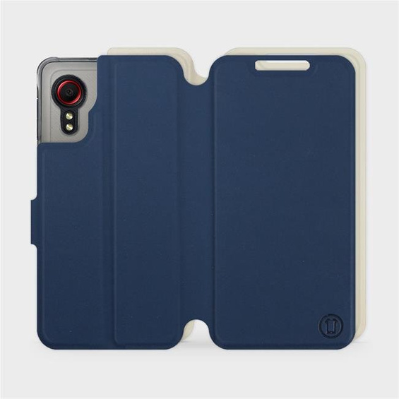 Phone Case Samsung Galaxy Xcover 5 - Design Navy with Platinum