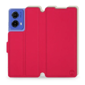 Phone Case Motorola Moto G85 5G - Design Red with Platinum