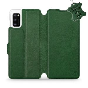 Hülle für Samsung Galaxy A41 - Farbe Green Leather