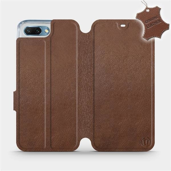 Phone Case Huawei Honor 10 - Design Brown Leather
