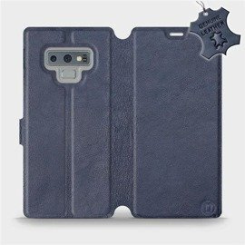 Hülle für Samsung Galaxy Note 9 - Farbe Blue Leather