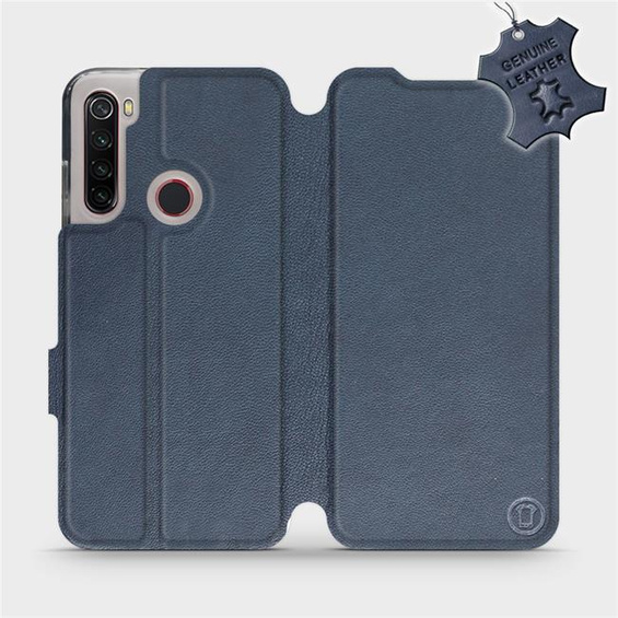 Phone Case Xiaomi Redmi Note 8 - Design Blue Leather