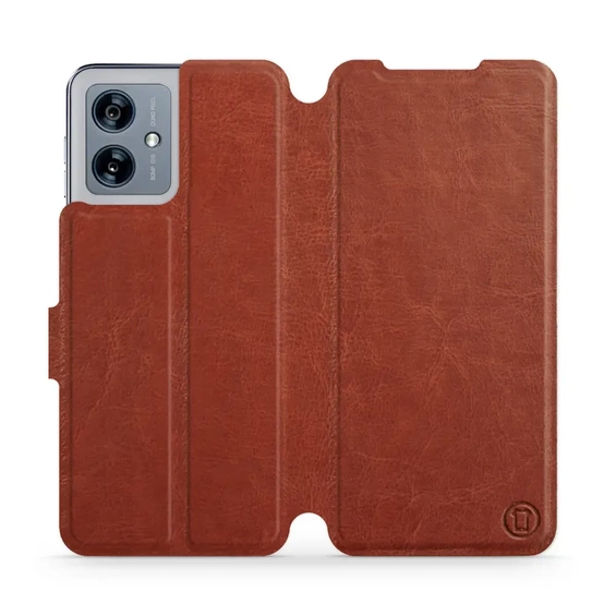 Hülle für Motorola Moto G54 5G - Farbe Brown&Gray