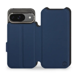 Etui Soft Touch do Google Pixel 9 - wzór Głęboki granat z czernią