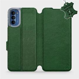 Hülle für Motorola Moto G41 - Farbe Green Leather