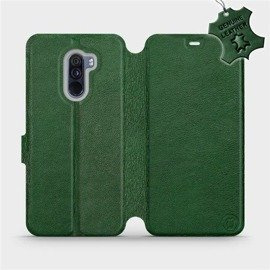 Phone Case Xiaomi Pocophone F1 - Design Green Leather