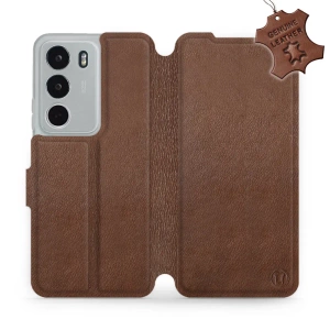 Phone Case Realme C71 - Design Brown Leather