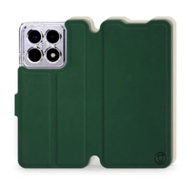 Phone Case Xiaomi 14T - Design Green with Platinum