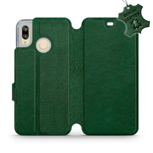 Phone Case Huawei P20 Lite - Design Green Leather