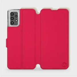 Phone Case Samsung Galaxy A32 4G - Design Red with Platinum