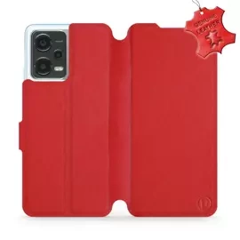 Phone Case Xiaomi POCO X5 5G - Design Red Leather