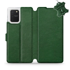 Phone Case Samsung Galaxy S10 Lite - Design Green Leather