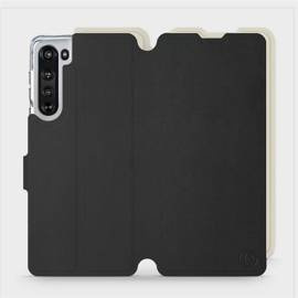 Phone Case Motorola Edge - Design Black with Platinum