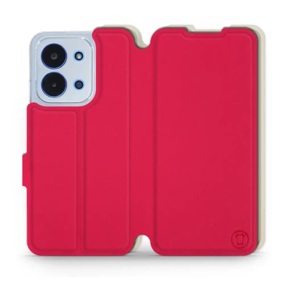 Phone Case Xiaomi Redmi 15C - Design Red with Platinum