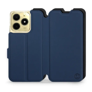 Etui Soft Touch do Realme C61 - wzór Głęboki granat z czernią