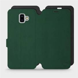 Hülle für Samsung Galaxy J6 Plus 2018 - Farbe Grün mit Schwarz