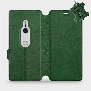 Phone Case Sony Xperia XZ3 - Design Green Leather