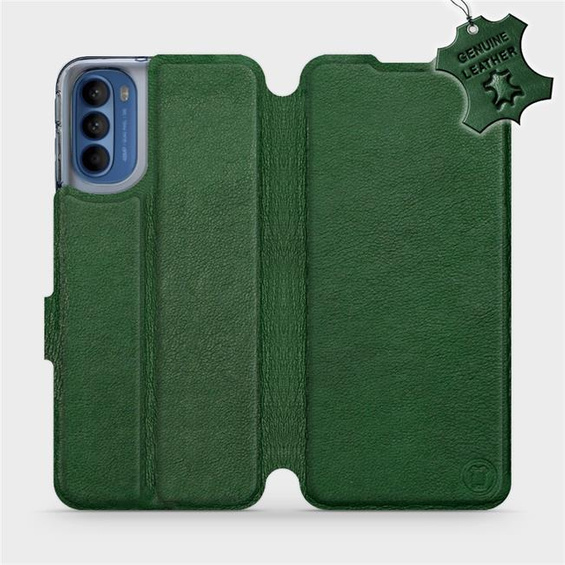 Hülle für Motorola Moto G41 - Farbe Green Leather