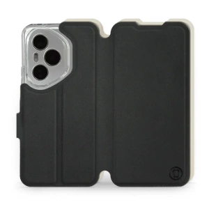 Hülle für Huawei Honor 400 Pro - Farbe Schwarz mit Platin