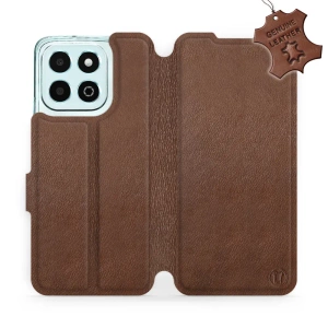 Phone Case Huawei Honor X6b - Design Brown Leather