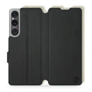Phone Case Sony Xperia 1 V - Design Black with Platinum