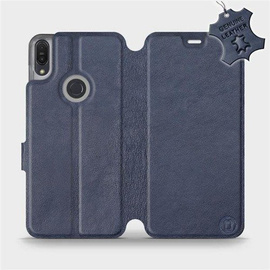 Phone Case Asus Zenfone Max Pro M1 ZB602KL - Design Blue Leather