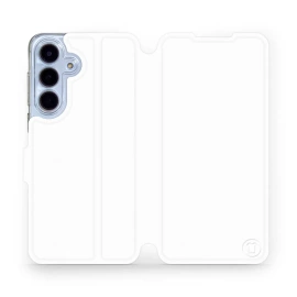 Phone Case Samsung Galaxy S25 FE 5G - Design White&Orange