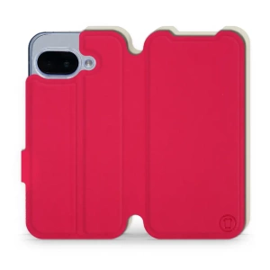 Phone Case Google Pixel 9A - Design Red with Platinum