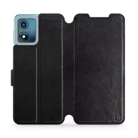 Phone Case Motorola Moto E13 - Design Black&Orange