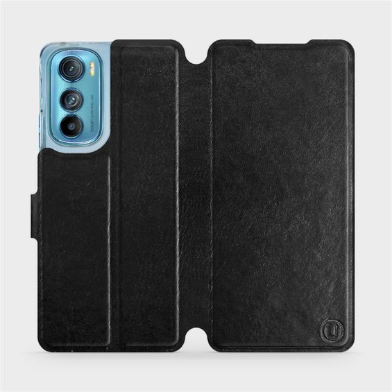 Phone Case Motorola Edge 30 5G - Design Black&Orange