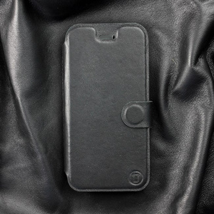 Phone Case Samsung Galaxy S23 - Design Black Leather