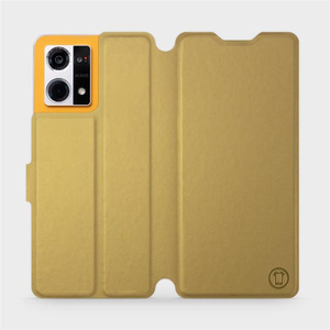 Phone Case Oppo Reno 7 4G - Design Gold&Gray