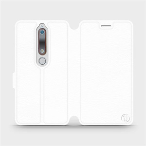 Phone Case Nokia 6.1 - Design White&Orange