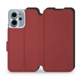 Phone Case OPPO Reno 14 FS 5G - Design Dark Red with Black