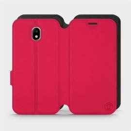 Phone Case Samsung Galaxy J3 2017 - Design Red with Black